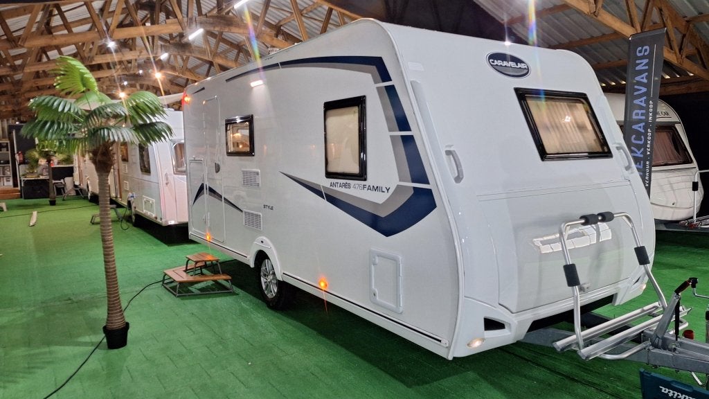Caravelair Antares Family 476 TK Voortent/Stapelbed, Caravans en Kamperen, Caravans, Treinzit, Schokbreker, Overige typen, Contact@caravelair.tm.fr