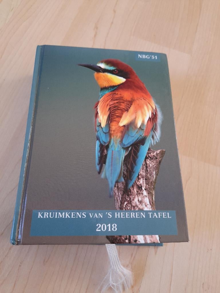 KRUIMKENS VAN 'S HEEREN TAFEL Bijbels dagboek 1988; 1994, Ophalen of Verzenden, Zo goed als nieuw