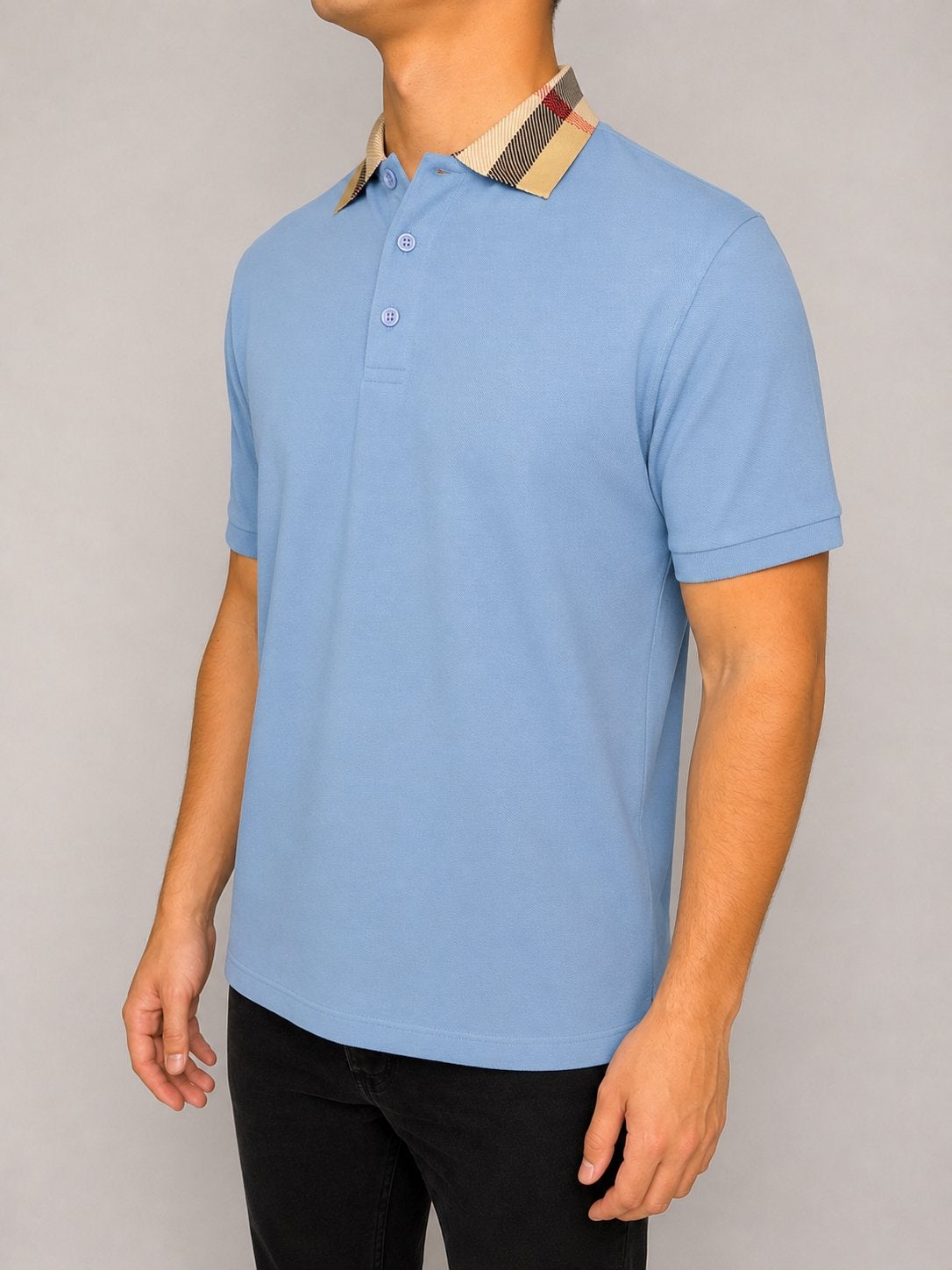 Burberry polo shirt tshirt blauw, Kleding | Heren, Polo's, Ophalen of Verzenden, Zo goed als nieuw, Blauw