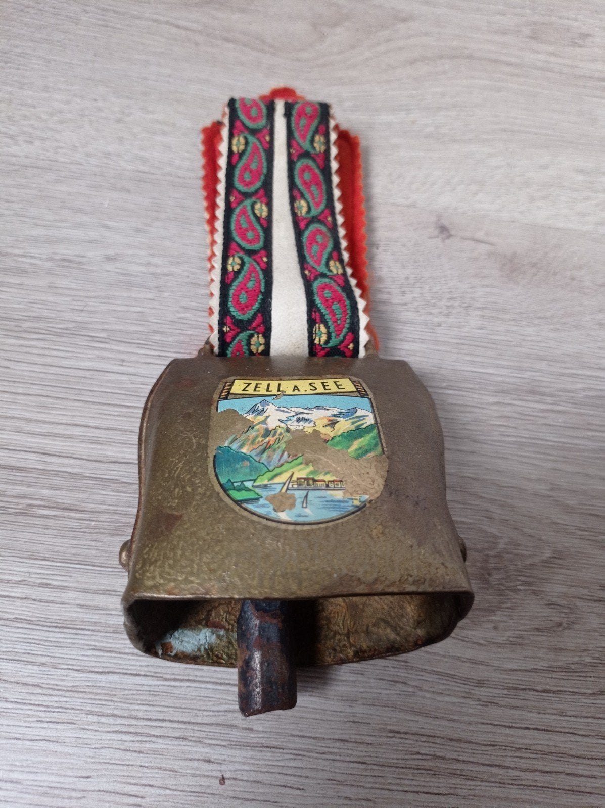 Vintage brons koebel 9 x 7 x 5 cm, Ophalen of Verzenden