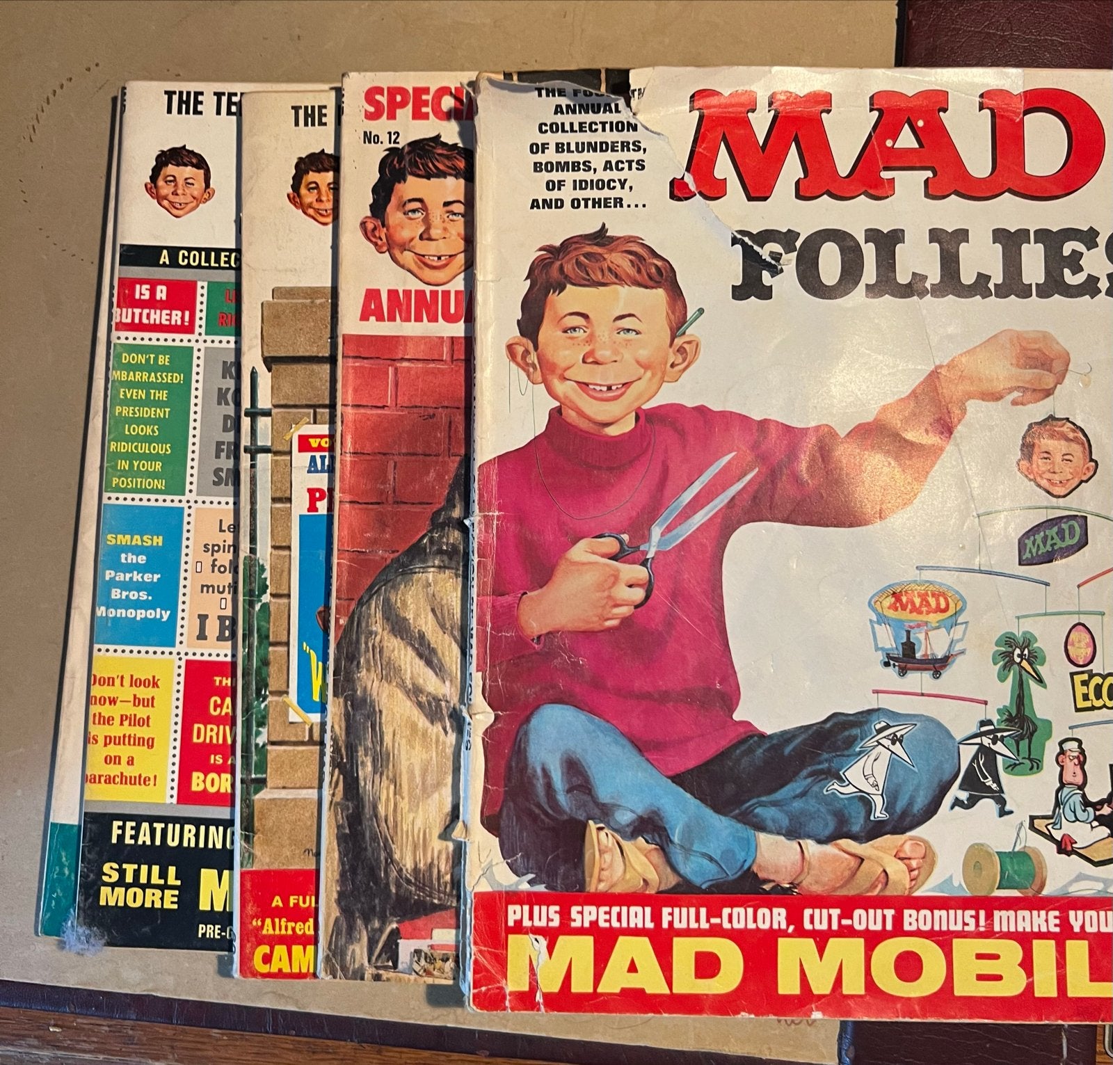 MAD Follies & MAD Magazine Collectie - Vintage Stripboeken, Meerdere stripboeken, Ophalen of Verzenden, Gelezen