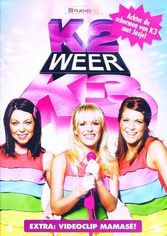 K3 K2 Weer K3 Originele DVD Nieuw In Folie., Alle leeftijden, Ophalen of Verzenden, Nieuw in verpakking