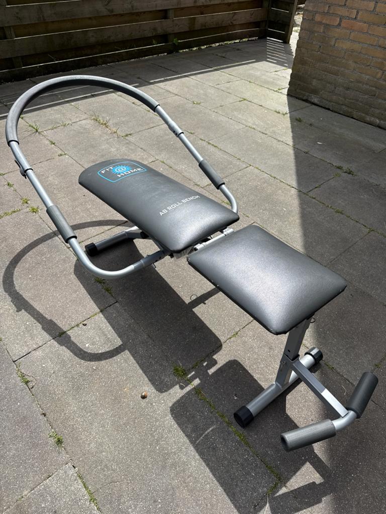 Fit at Home AB Roll Bench - Buikspiertrainer, Sport en Fitness, Overige typen, Ophalen of Verzenden, Zo goed als nieuw, Buik