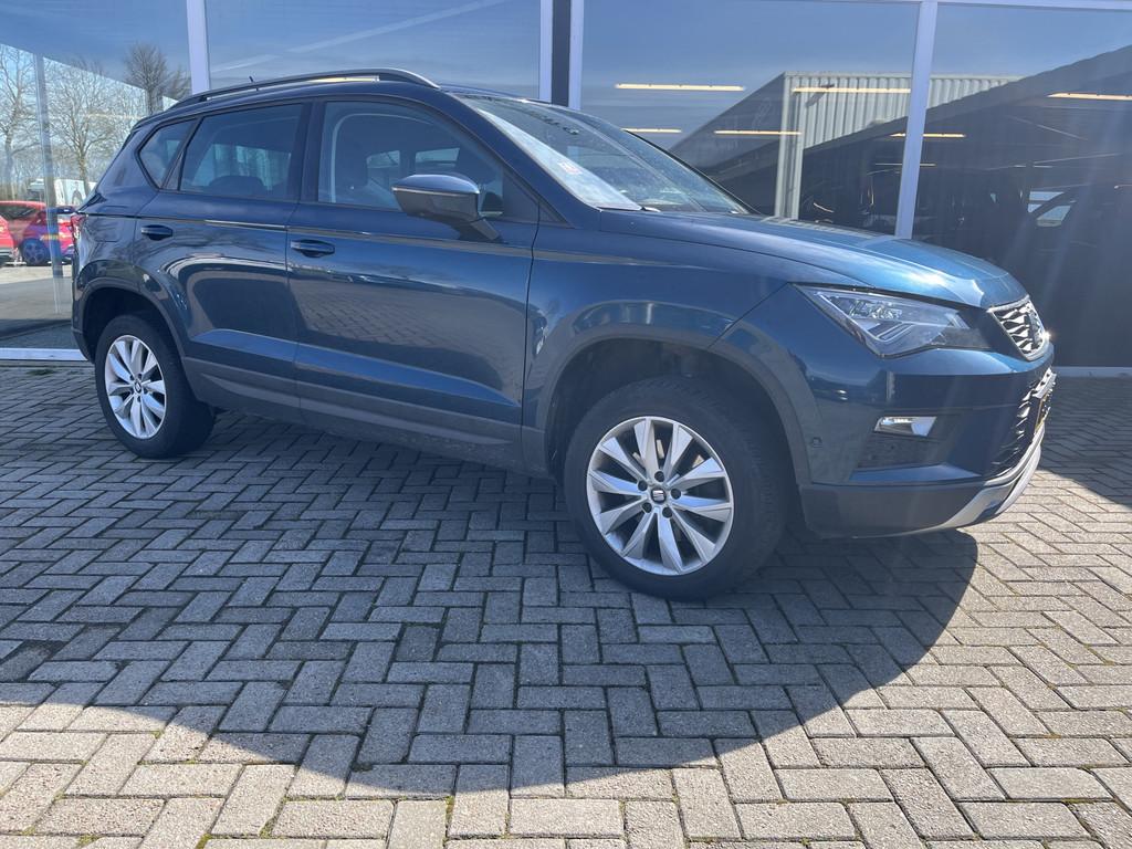 SEAT Ateca 1.0 EcoTSI Style Led / Lmv / Pdc / Clima / Elec t, Auto's, Seat, Voorwielaandrijving, Gebruikt, Euro 6, Blauw