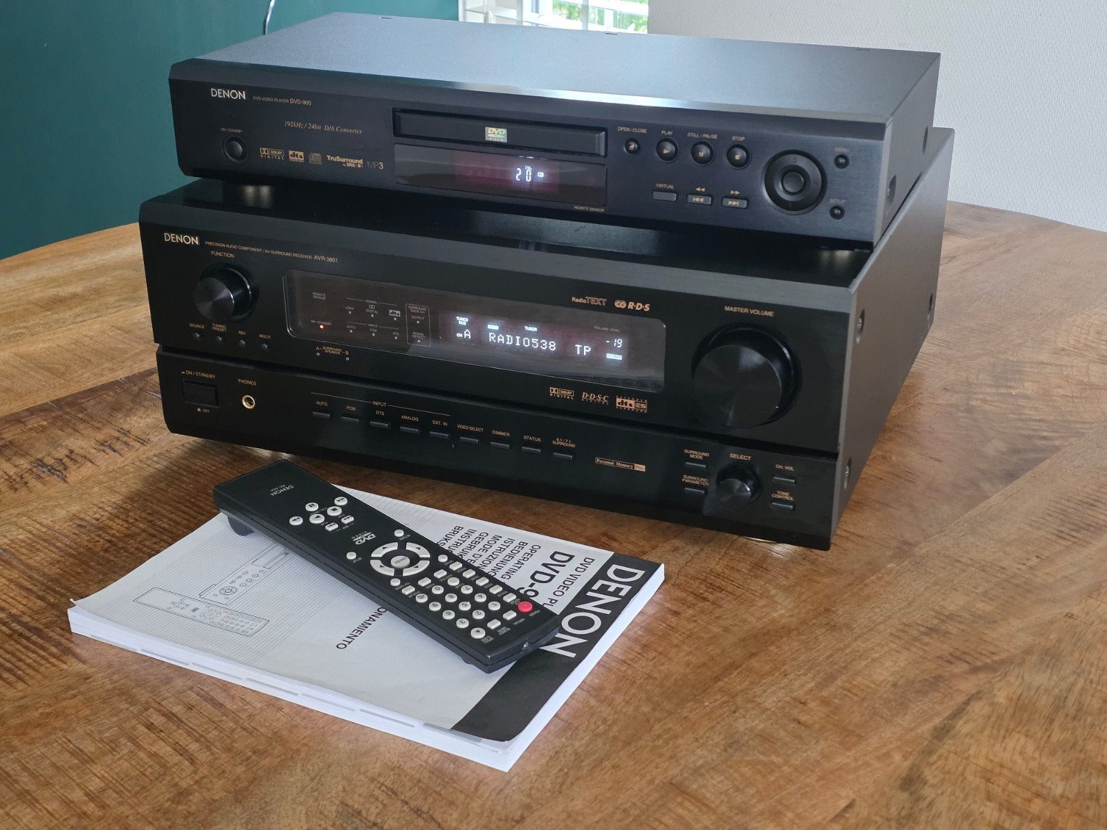 Denon AVR-3801 Receiver + Denon DVD-900, Ophalen, Gebruikt, Denon, Nvt