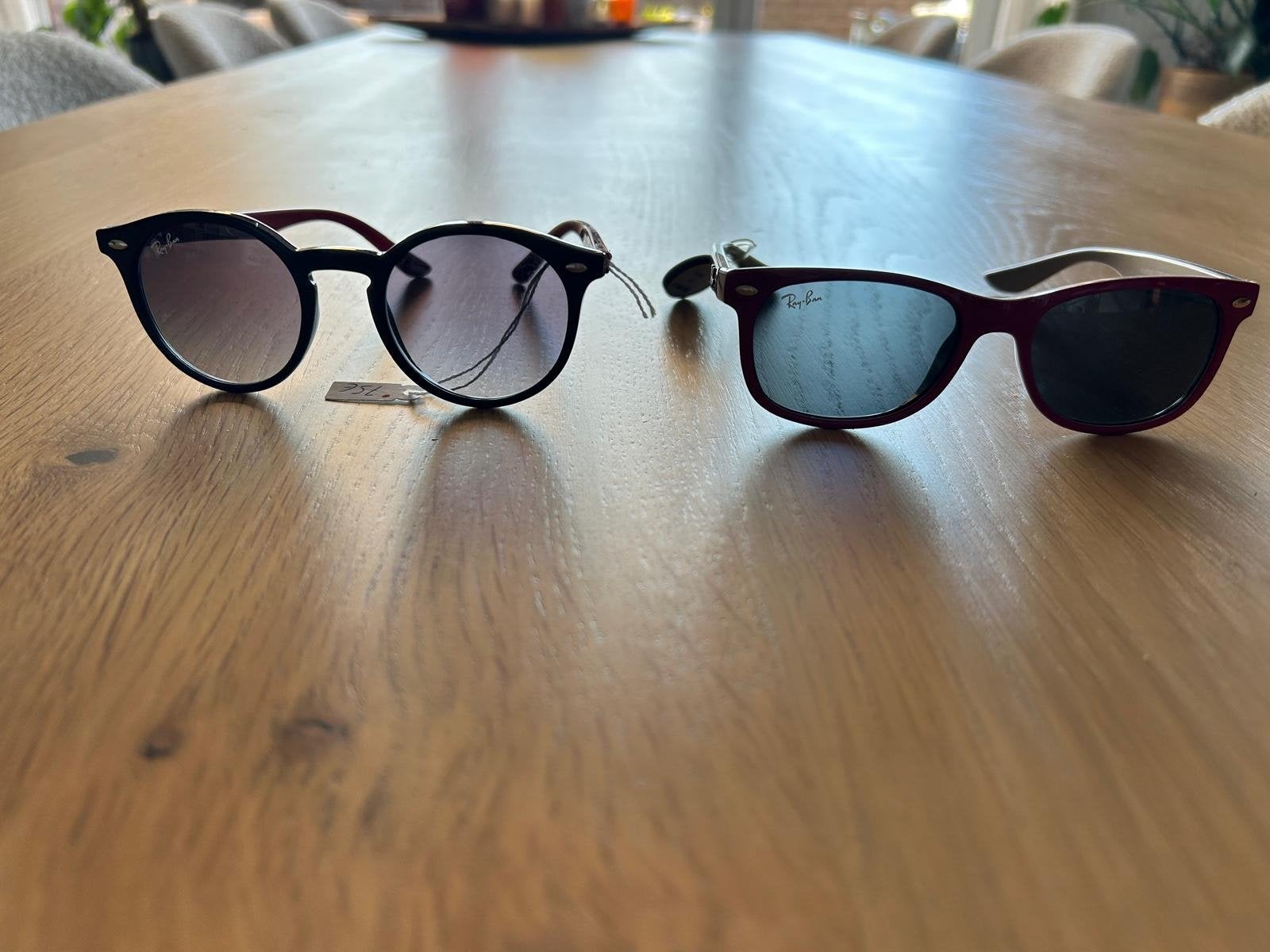 Set van 2 Ray-Ban voor kinderen, nieuw met labels, Zonnebril, Verzenden, Zwart, Nieuw