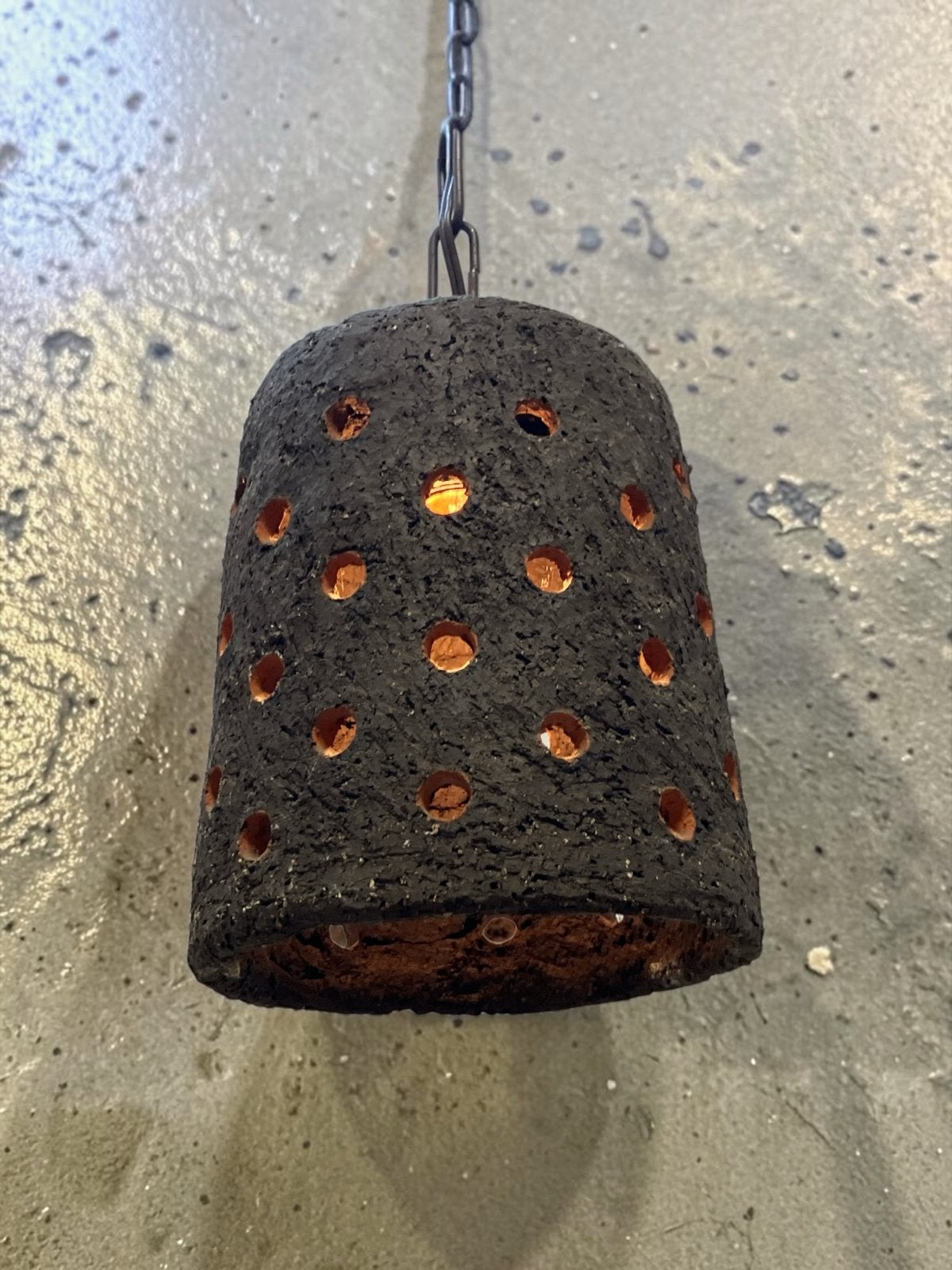 Herda Mid Century Hanglamp - Keramiek Terracotta/Donkerbruin, Ophalen of Verzenden