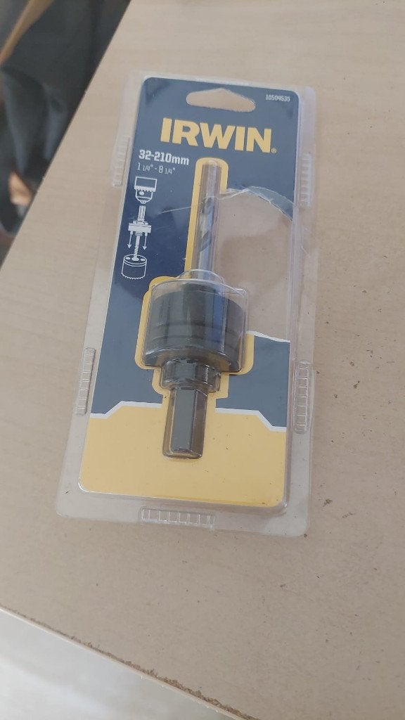 IRWIN gatenboor adapter, Ophalen of Verzenden, Zo goed als nieuw