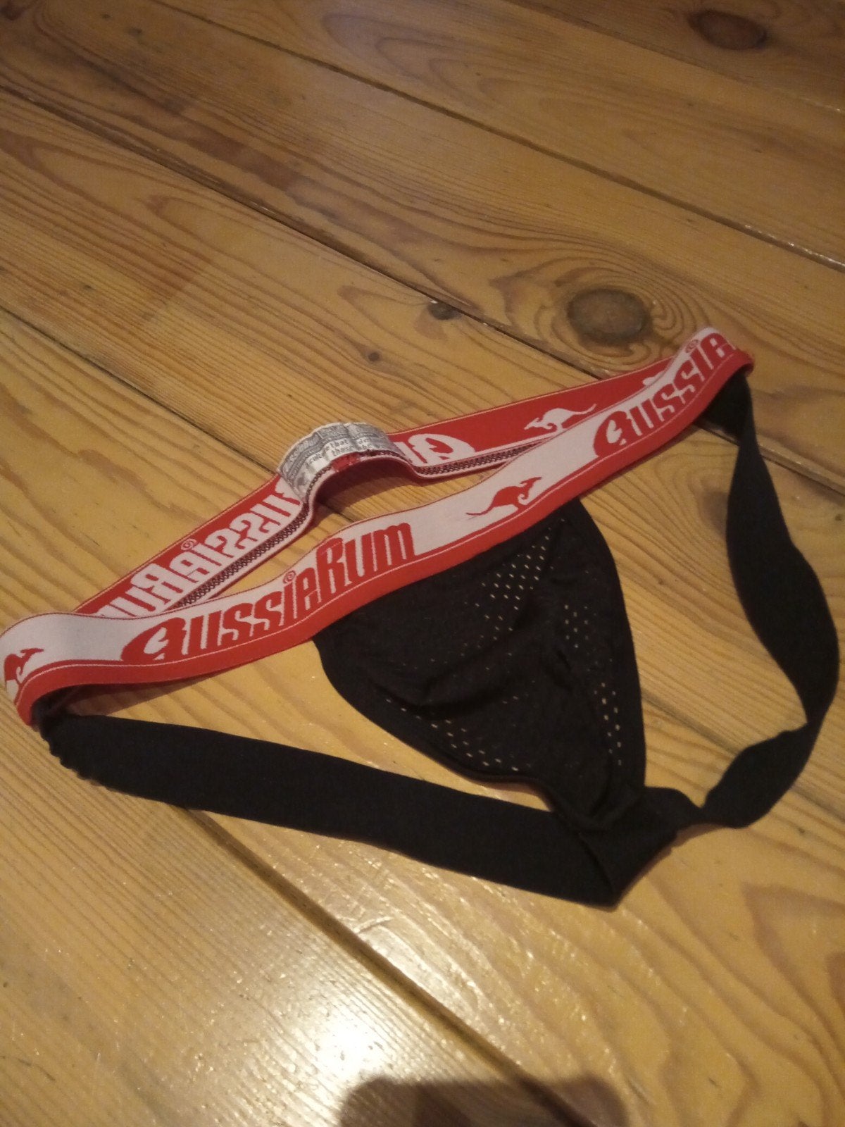 Aussiebum Jockstrap Maat XL - Ademend & Licht Doorschijnend, Kleding | Heren, Ophalen of Verzenden, Zwart, Assiebum, Slip