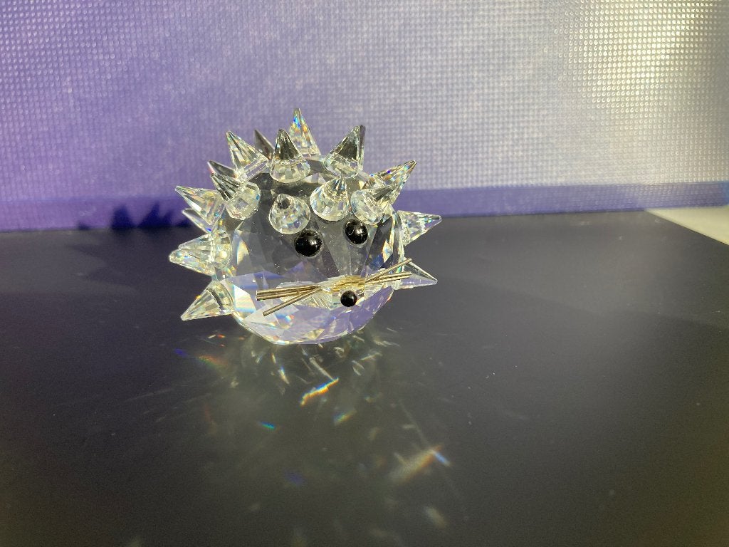 Swarovski Egel met snorharen, Verzamelen, Ophalen of Verzenden, Zo goed als nieuw, Figuurtje