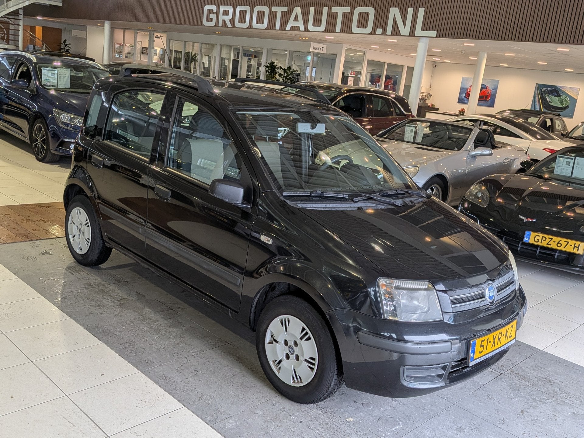 Fiat Panda 1.2 Edizione Cool Airco, Stuurbekrachtiging, Auto's, Fiat, Voorwielaandrijving, Stof, Gebruikt, Zwart