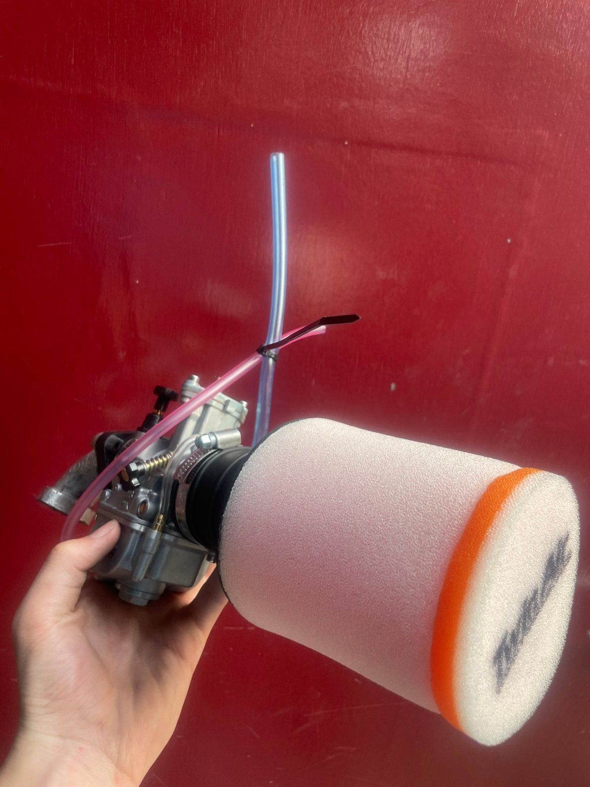 28mm keihin carburateur met inlaat en luchtfilter, Ophalen of Verzenden, Zo goed als nieuw
