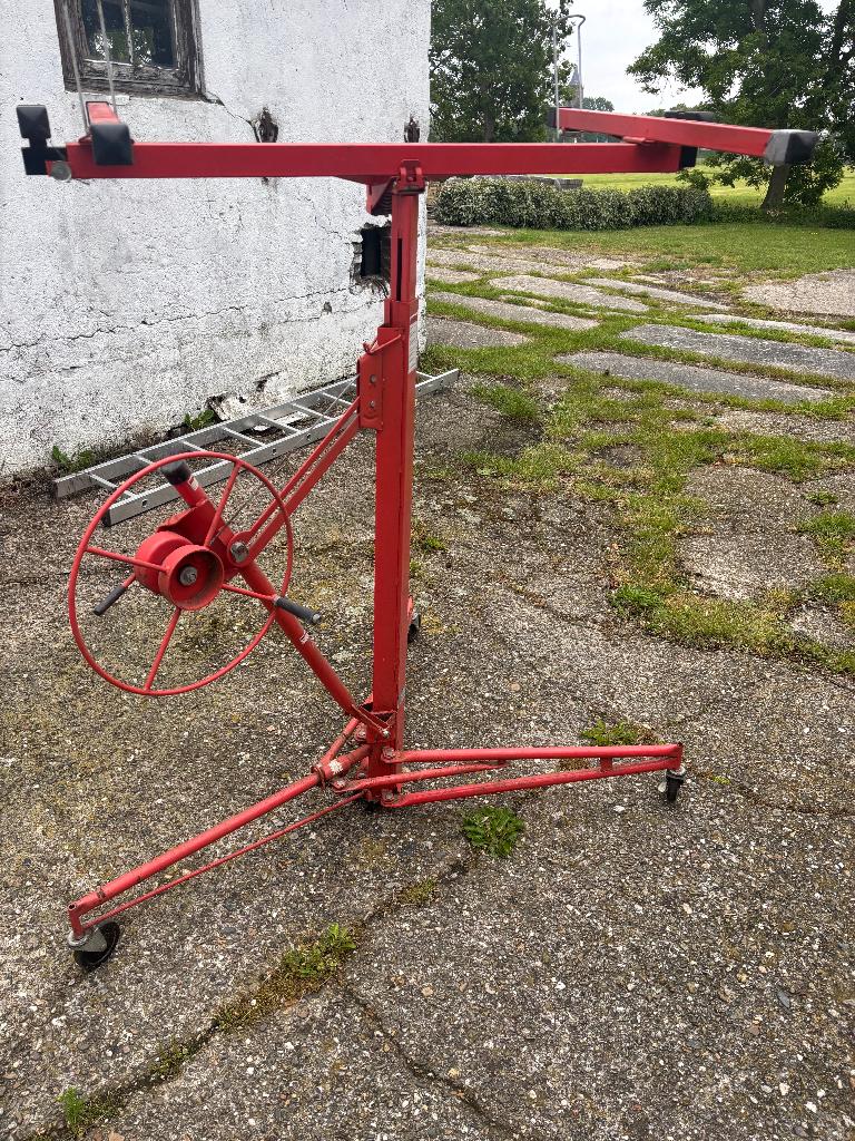 Gipsplaten lift, platen lift, Ophalen, Gebruikt, Handmatig