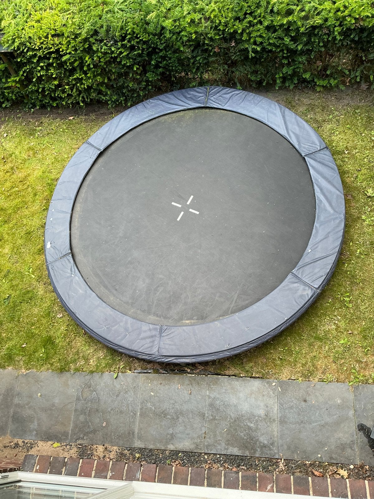 trampoline 3m doorsnee, Ophalen, Gebruikt
