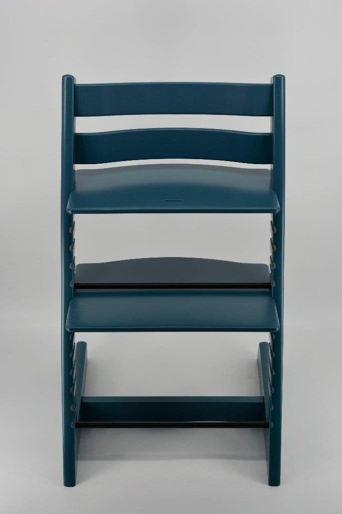 Stokke Tripp Trapp Fjord Blue – Refurbished Tripp Trapp, Ophalen of Verzenden, Gebruikt, Meegroeistoel, Aanschuifbaar