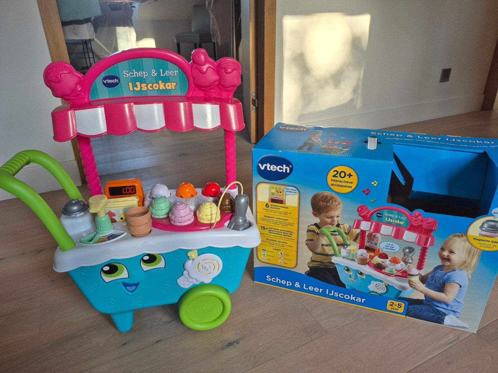 VTech Schep & Leer IJscokar - Educatief Speelgoed, Ophalen, Zo goed als nieuw, Jongen of Meisje
