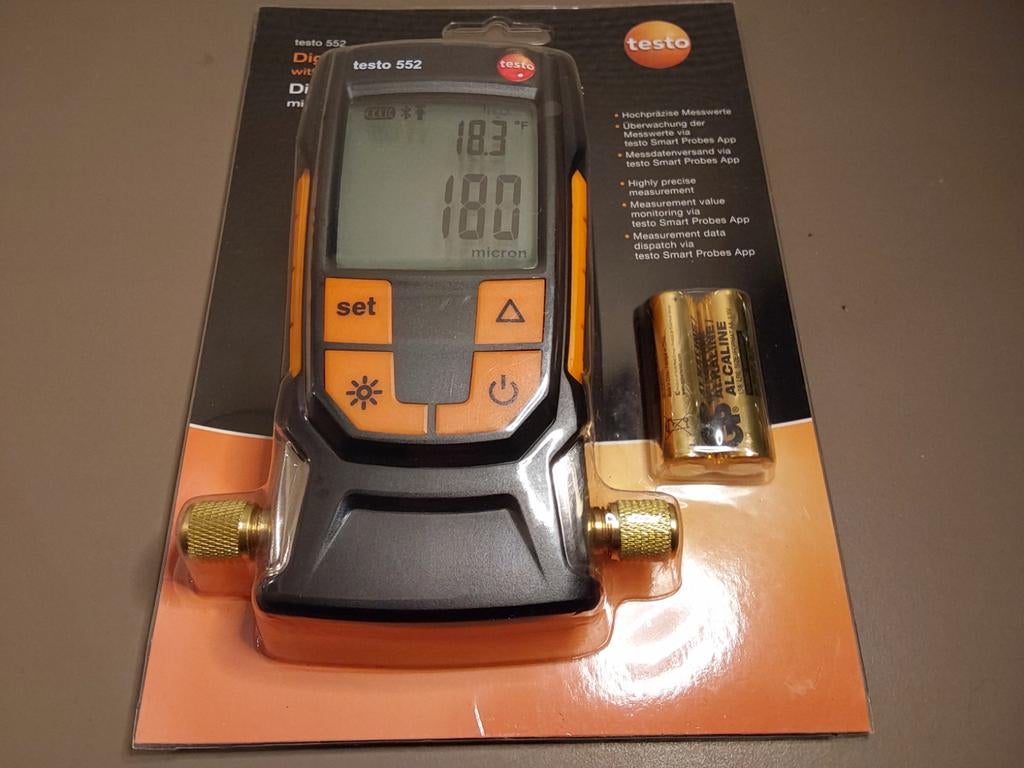 Testo 552 Digitale vacuümmeter - Nieuw in verpakking, Ophalen of Verzenden, Nieuw, Overige meters