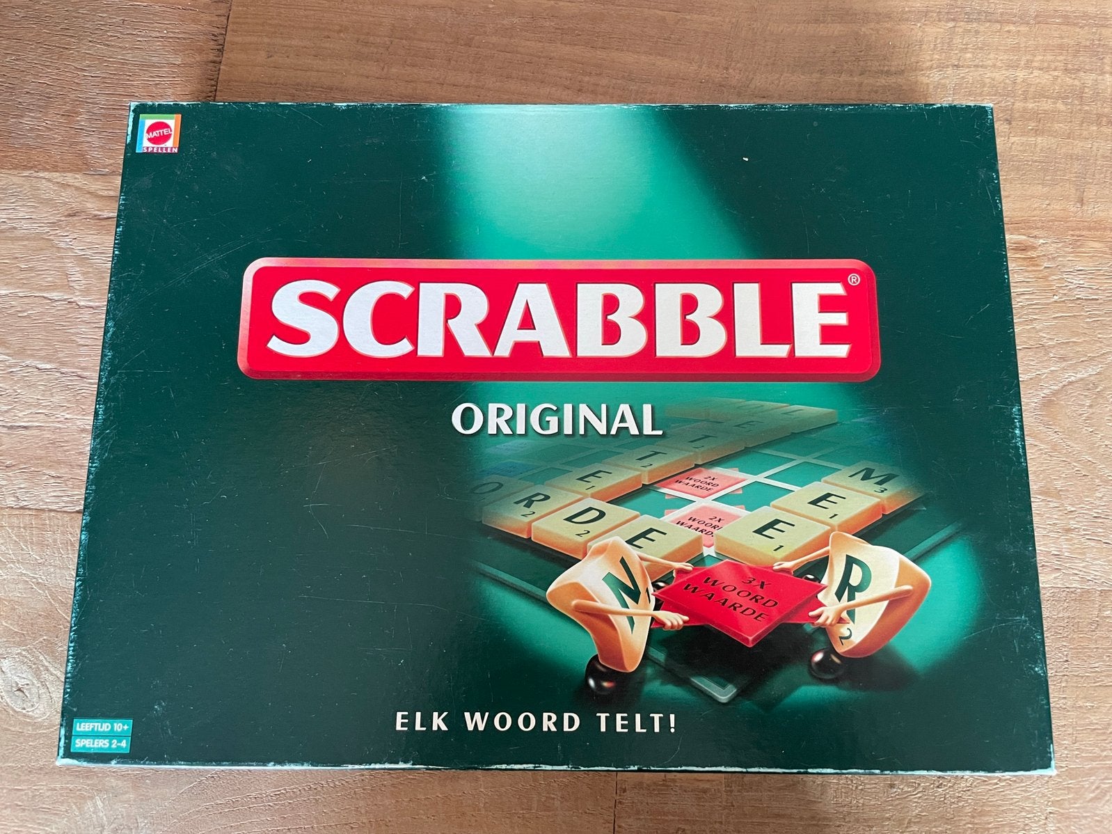 Scrabble original, Hobby en Vrije tijd, Een of twee spelers, Ophalen of Verzenden, Gebruikt, Mattel