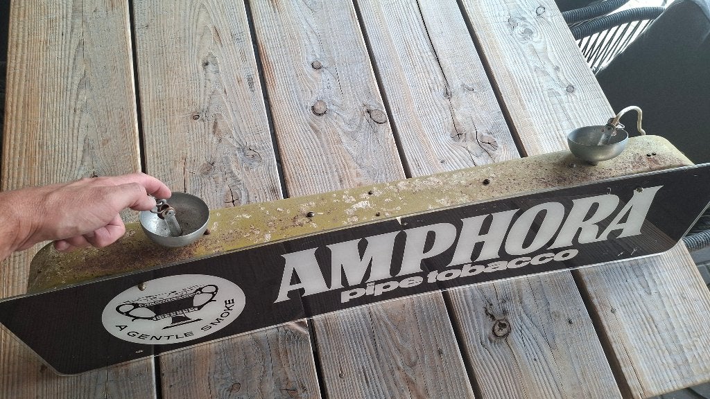 Amphora Pipe Tobacco sigaren merk lichtbak, Verzamelen, Ophalen, Gebruikt, ,, Overige typen