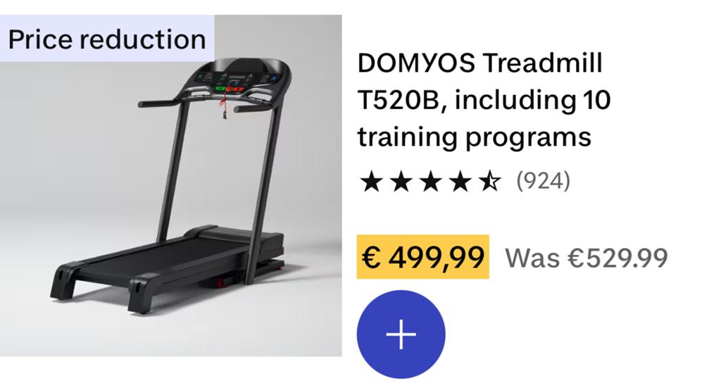 Treadmill, Sport en Fitness, Fitnessmaterialen, Ophalen, Zo goed als nieuw, Overige typen