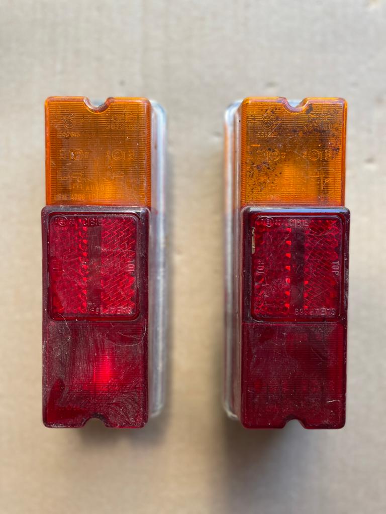 Achterlichten van oldtimer auto, Auto-onderdelen, Verlichting, Ophalen, Gebruikt