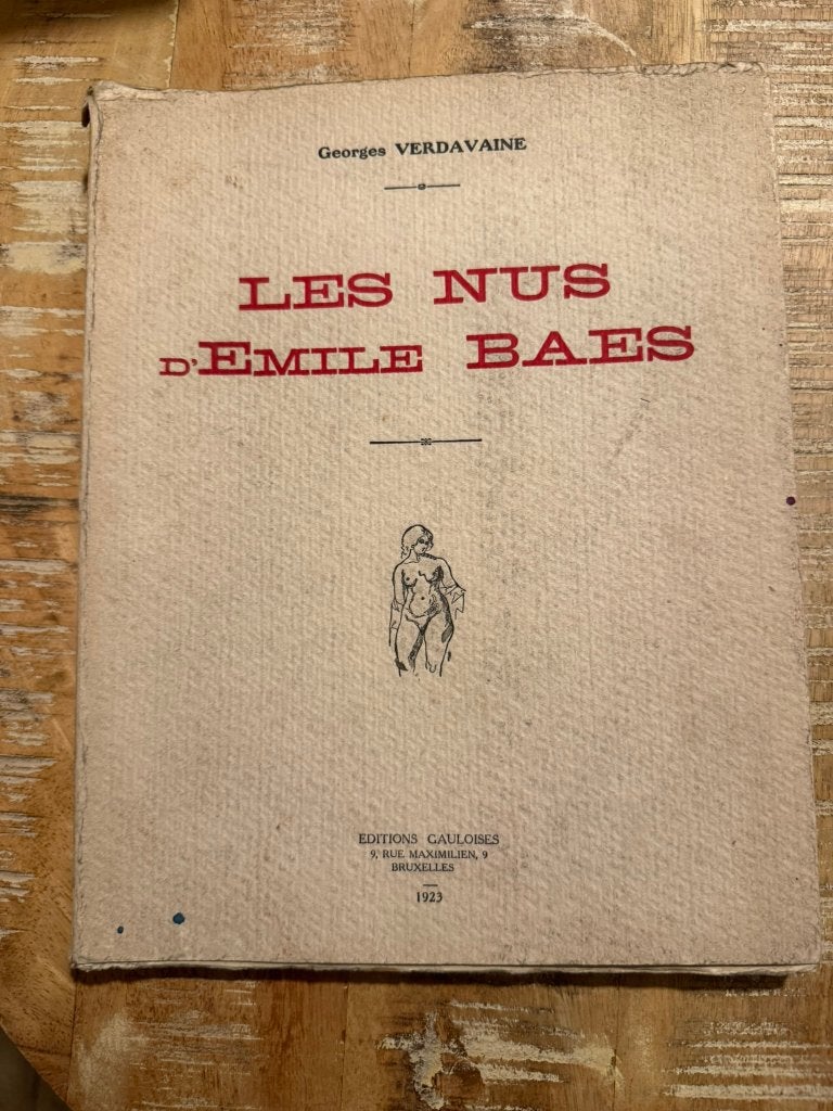 Les nus d'Emile Baes - Georges Verdavaine, Ophalen of Verzenden, Georges Verdavaine