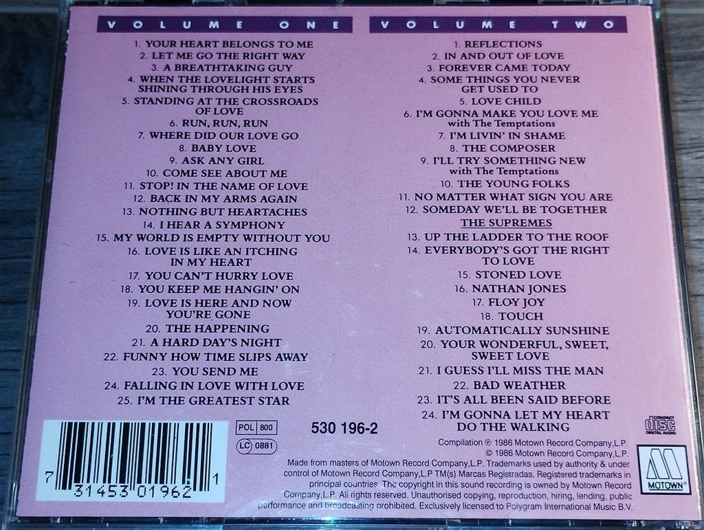 Diana Ross & The Supremes - Anthology [2 CD], Ophalen of Verzenden, Zo goed als nieuw