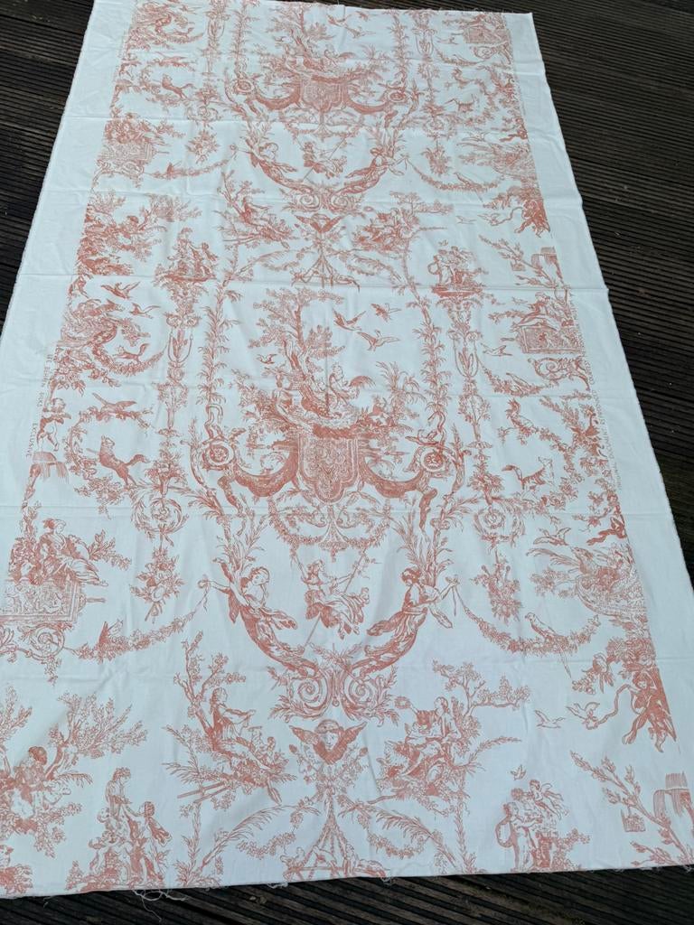Lee Behrens silks exklusive toile de jouy 250x145 cm nieuw, Ophalen, 100 tot 150 cm, 200 cm of meer, Zo goed als nieuw