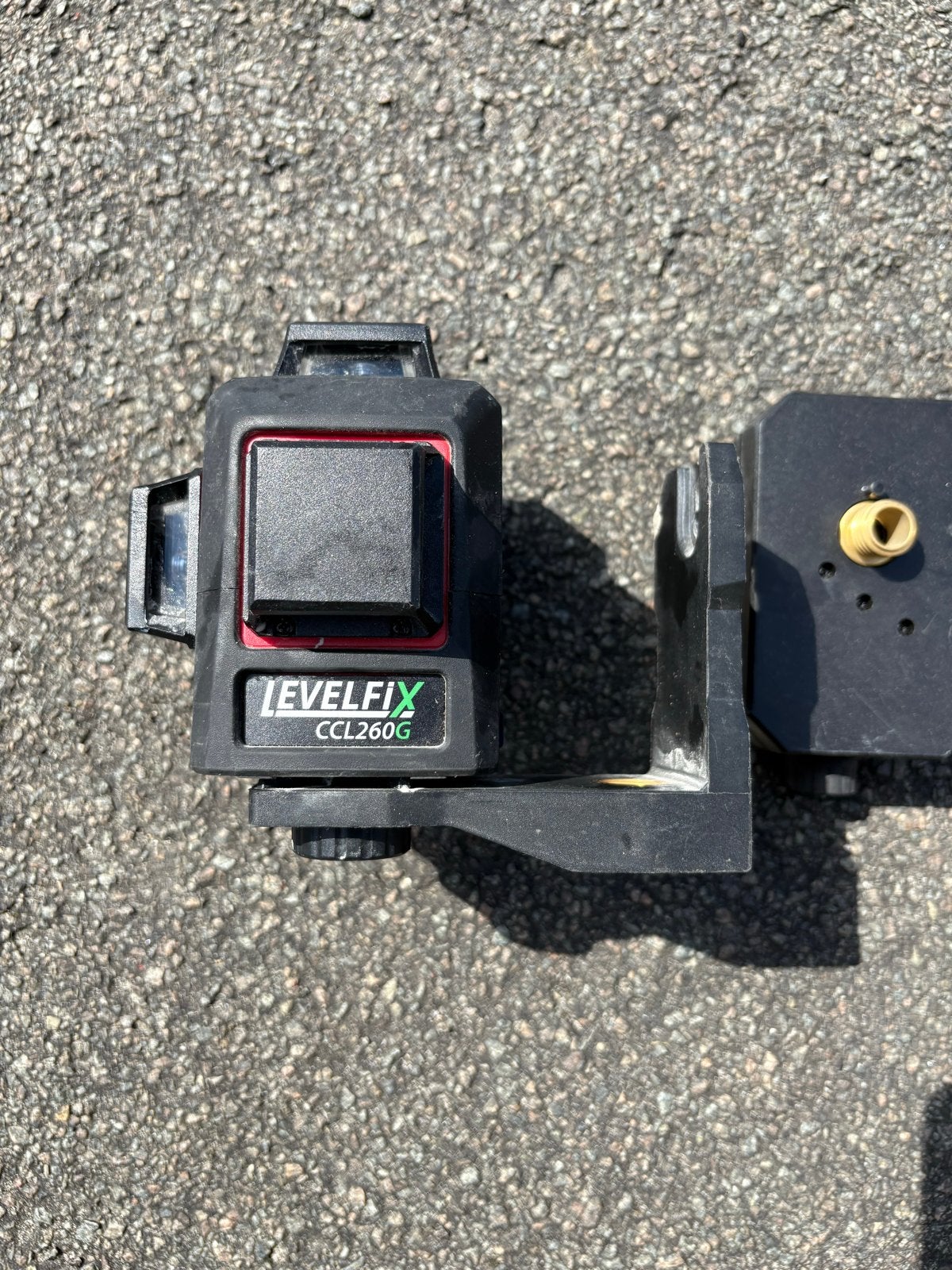 Levelfix CCL260G Groene Kruislijnlaser met Accu, Ophalen of Verzenden, Gebruikt, Overige meters