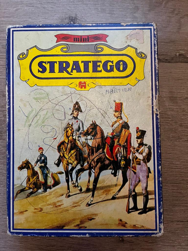 Mini Stratego van Jumbo, Hobby en Vrije tijd, Gezelschapsspellen | Bordspellen, Jumbo, Gebruikt, Een of twee spelers, Ophalen of Verzenden