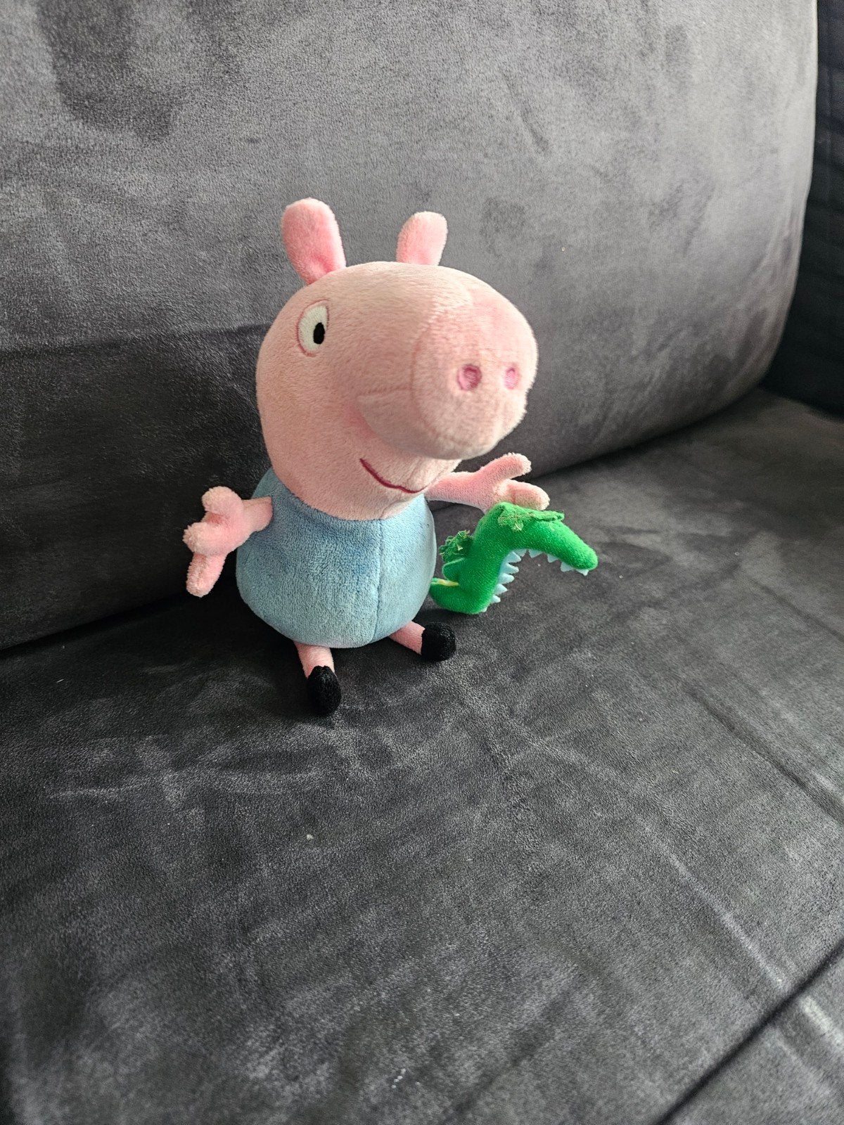 Peppa Pig knuffel met dinosaurus, Overige merken, Overige typen, Ophalen of Verzenden, Met kleding of accessoire