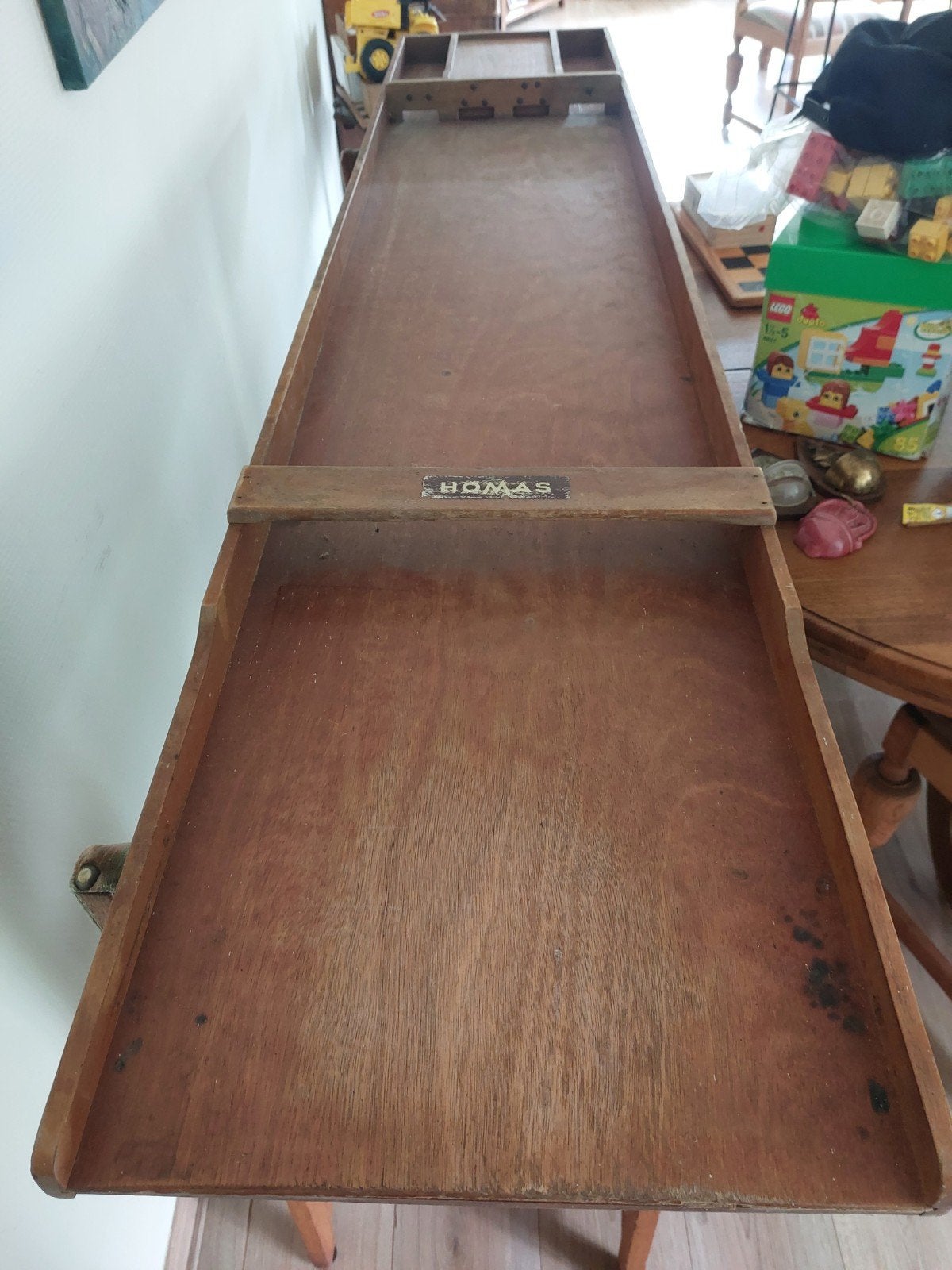 Homas Sjoelbak - Klassiek Spel van Hard Hout, Een of twee spelers, Ophalen, Gebruikt, Homas