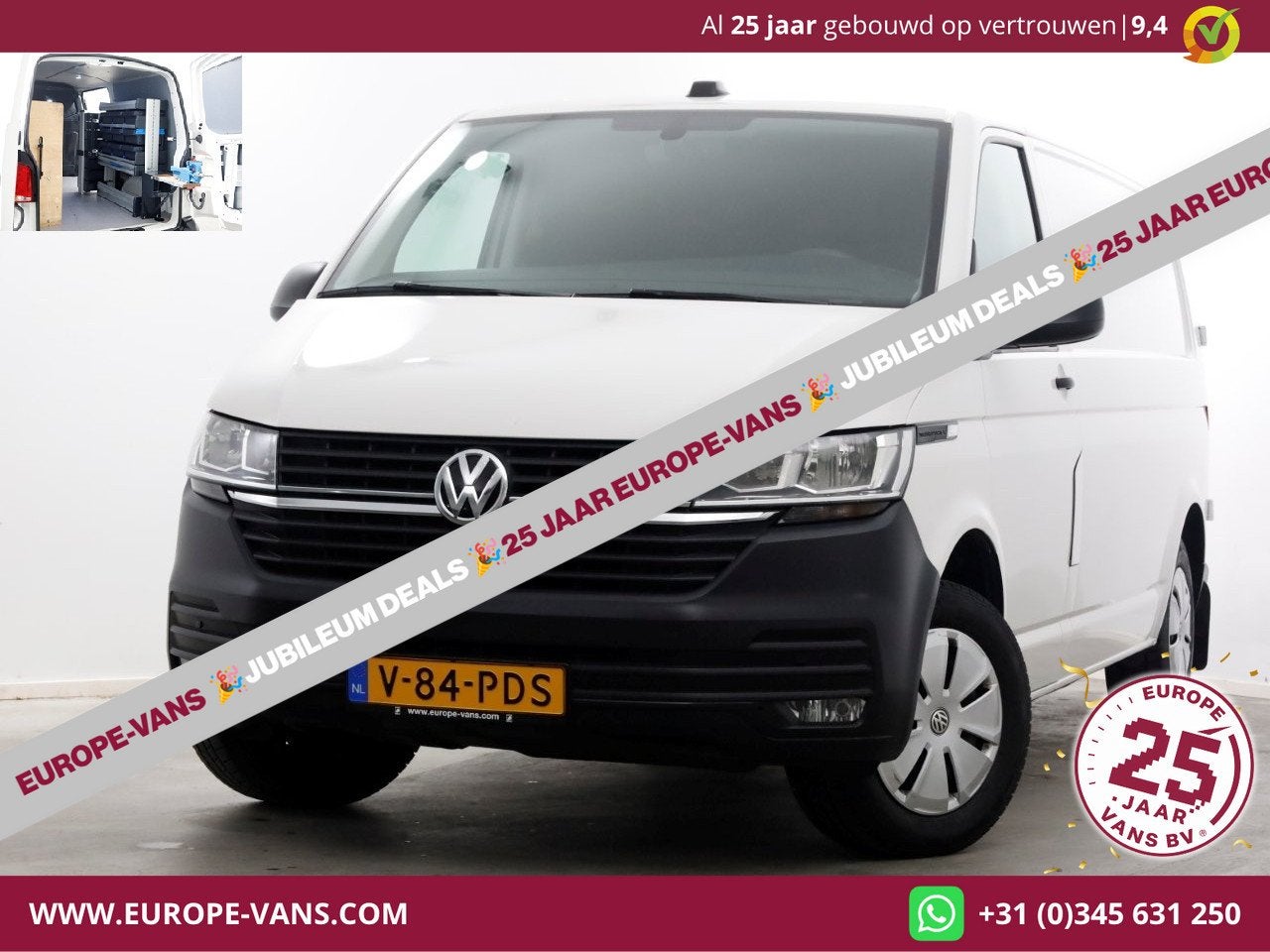 Volkswagen Transporter T6.1 2.0 TDI 150pk DSG-Automaat Lang, Gebruikt, Euro 6, 4 cilinders, 150 pk