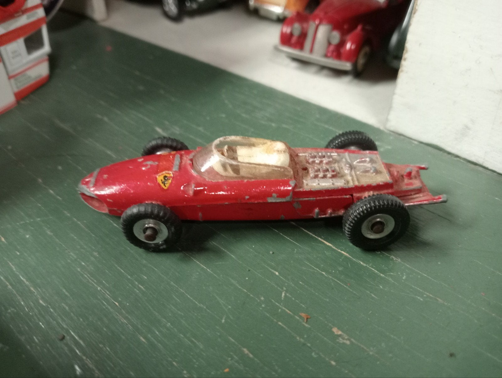 Ferrari racing car  F1 Dinky toys 212, Ophalen of Verzenden, Gebruikt, Auto, Dinky Toys