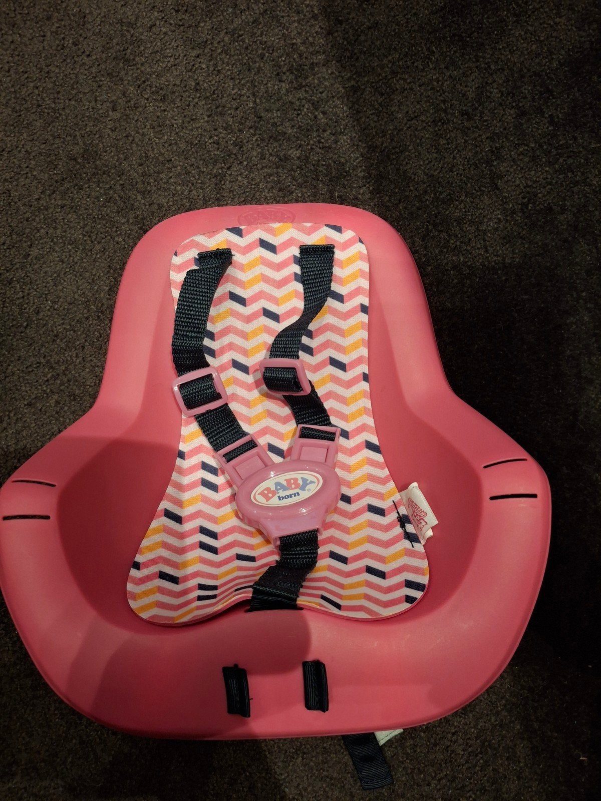 Baby Born fietsstoeltje - Zo goed als nieuw, Kinderen en Baby's, Speelgoed | Poppen, Ophalen of Verzenden, Zo goed als nieuw, Babypop