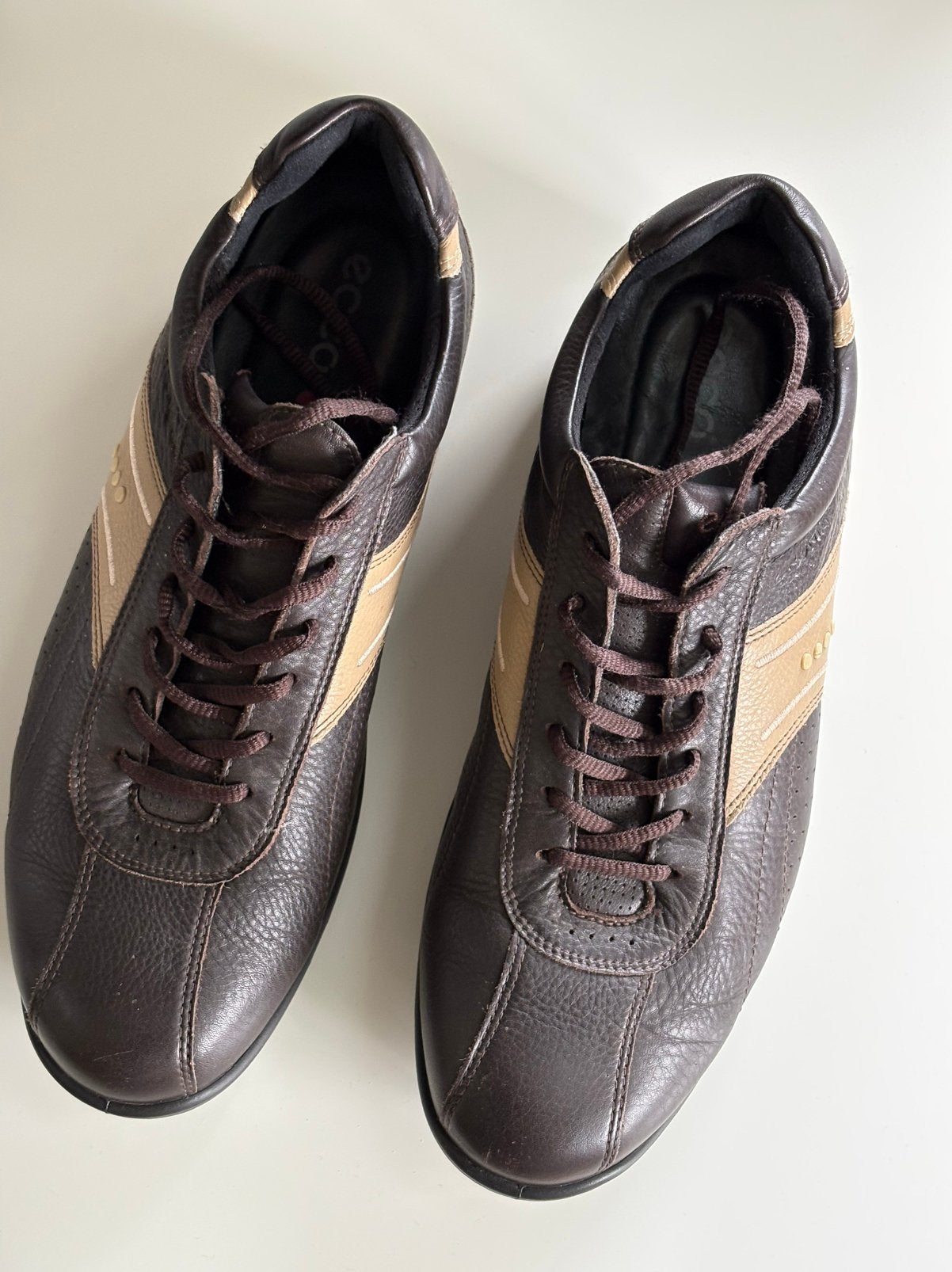 Ecco leren golfschoenen maat 44, Sport en Fitness, Golf, Verzenden, Zo goed als nieuw, Schoenen