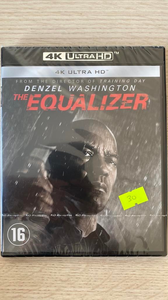 The equalizer 4K blu ray NL versie NIEUW, Cd's en Dvd's, Blu-ray, Ophalen of Verzenden, Zo goed als nieuw