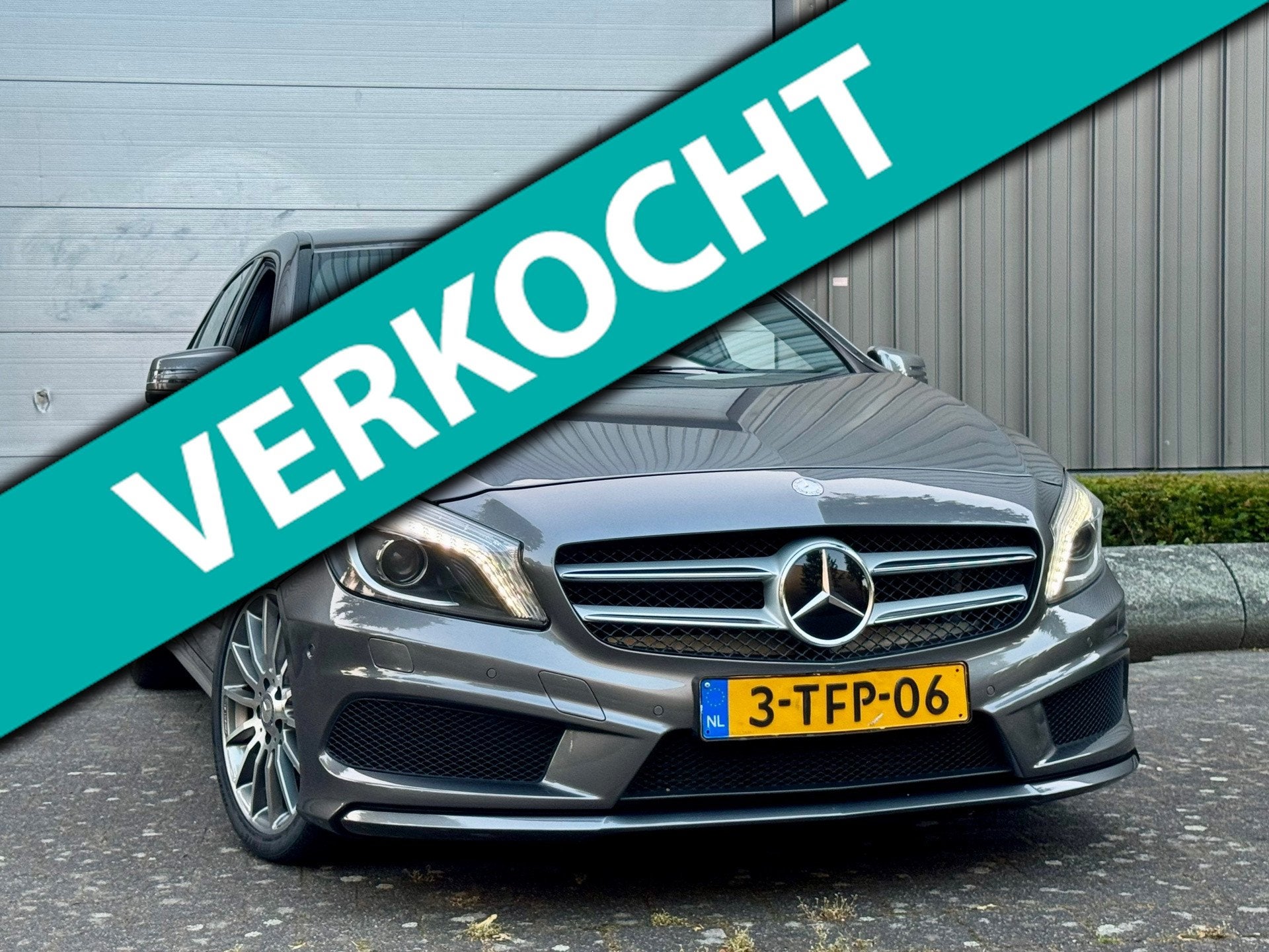 Mercedes-Benz A-klasse A200 AUT7 AMG SPORT + LED | 18 INCH |, Gebruikt, Bedrijf, Zilver of Grijs, 695 kg