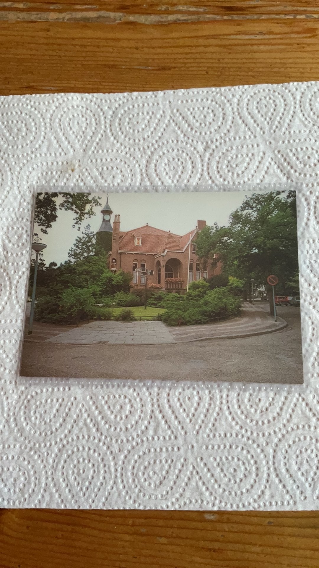 Postkaart - Oegstgeest Gemeentehuis, Ophalen of Verzenden, 1960 tot 1980, Ongelopen, Gebouw