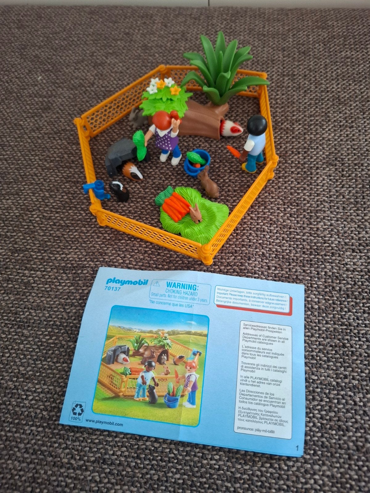 playmobil kinderboerderij 70137, Ophalen of Verzenden, Zo goed als nieuw