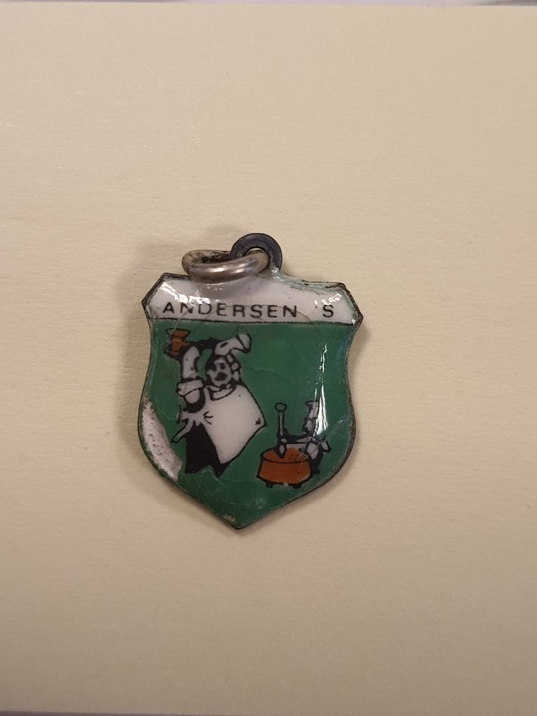 Emaille bedel Andersen, Sieraden, Tassen en Uiterlijk, Ophalen of Verzenden, Gebruikt, Overige materialen, Overige merken