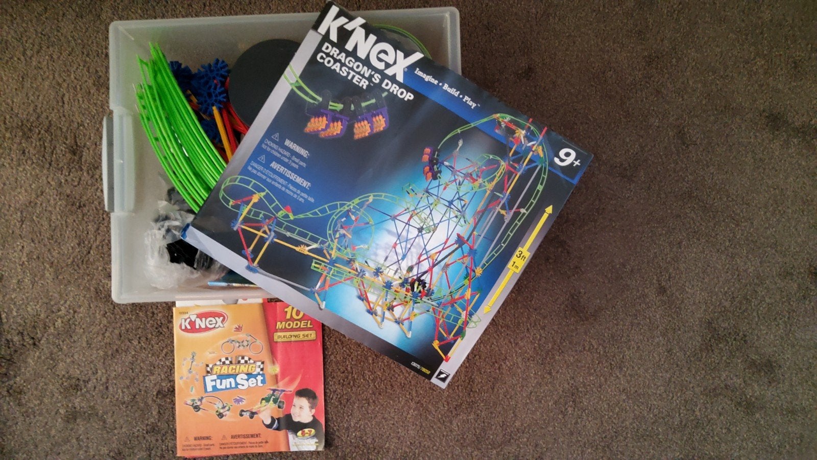 K'nex achtbaan, Ophalen