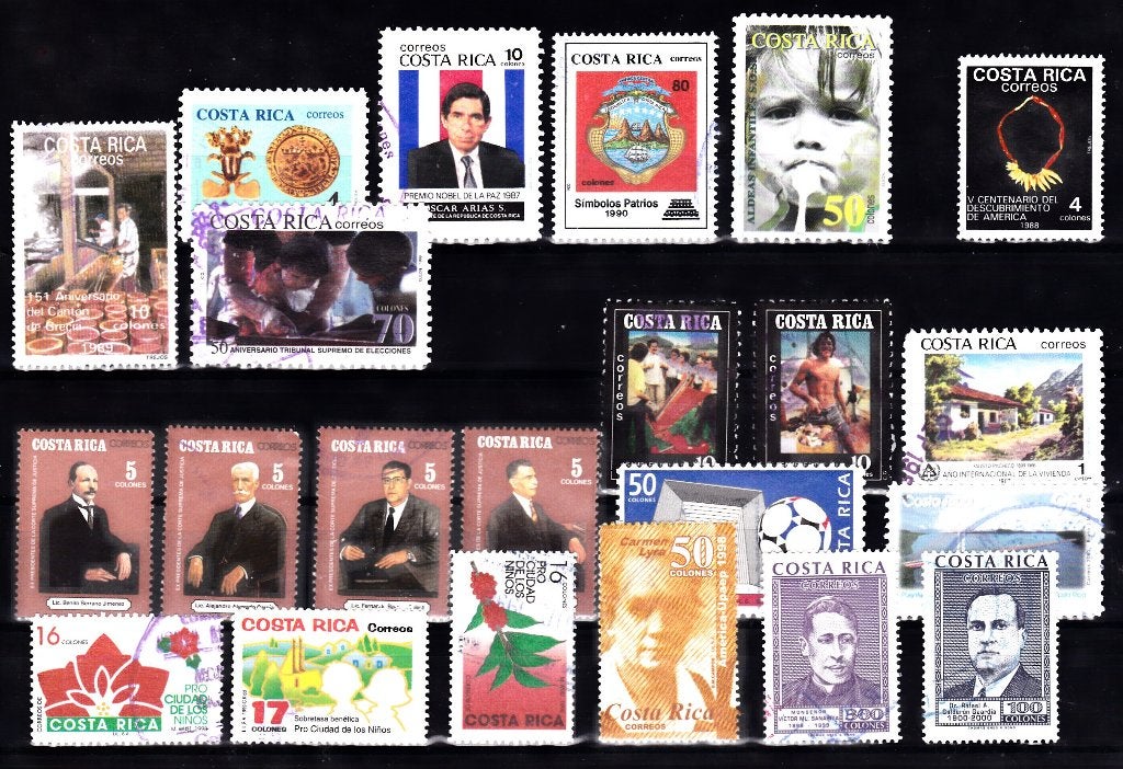 Costa Rica, Ophalen of Verzenden, Gestempeld, Midden-Amerika