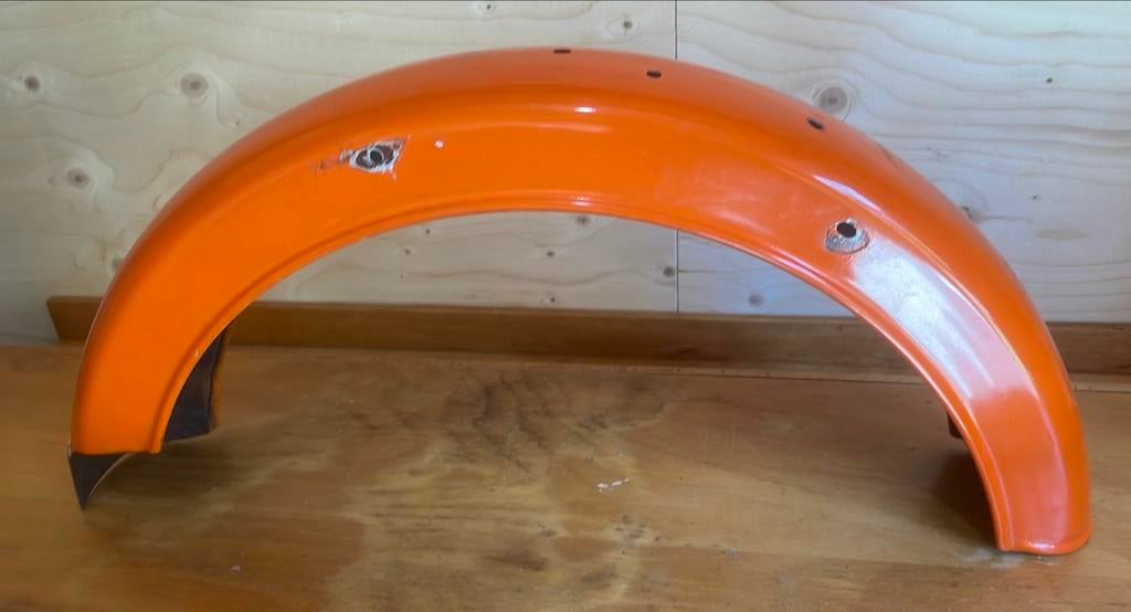 Kreidler achter spatbord  - Oranje, Ophalen of Verzenden, Gebruikt, Frame