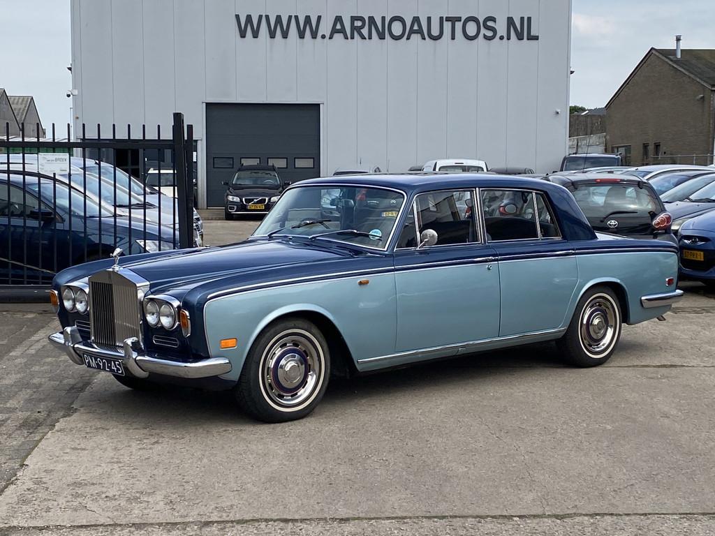 Rolls-Royce Silver Shadow 6.8 Saloon, BJ 1971, APK EN WEGENB, Auto's, Automaat, Blauw, Leder, Blauw