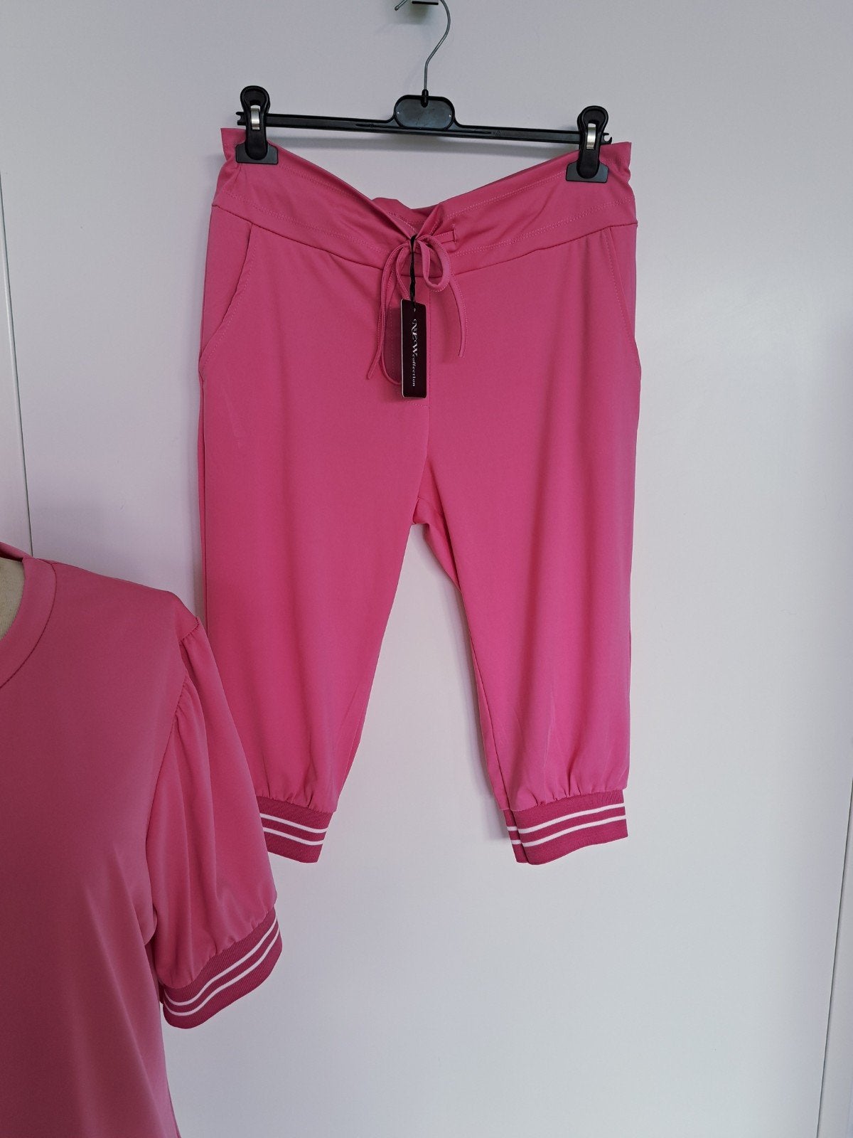 Travelstof capri maat XL nieuw roze, Verzenden, Nieuw, Roze, Driekwart