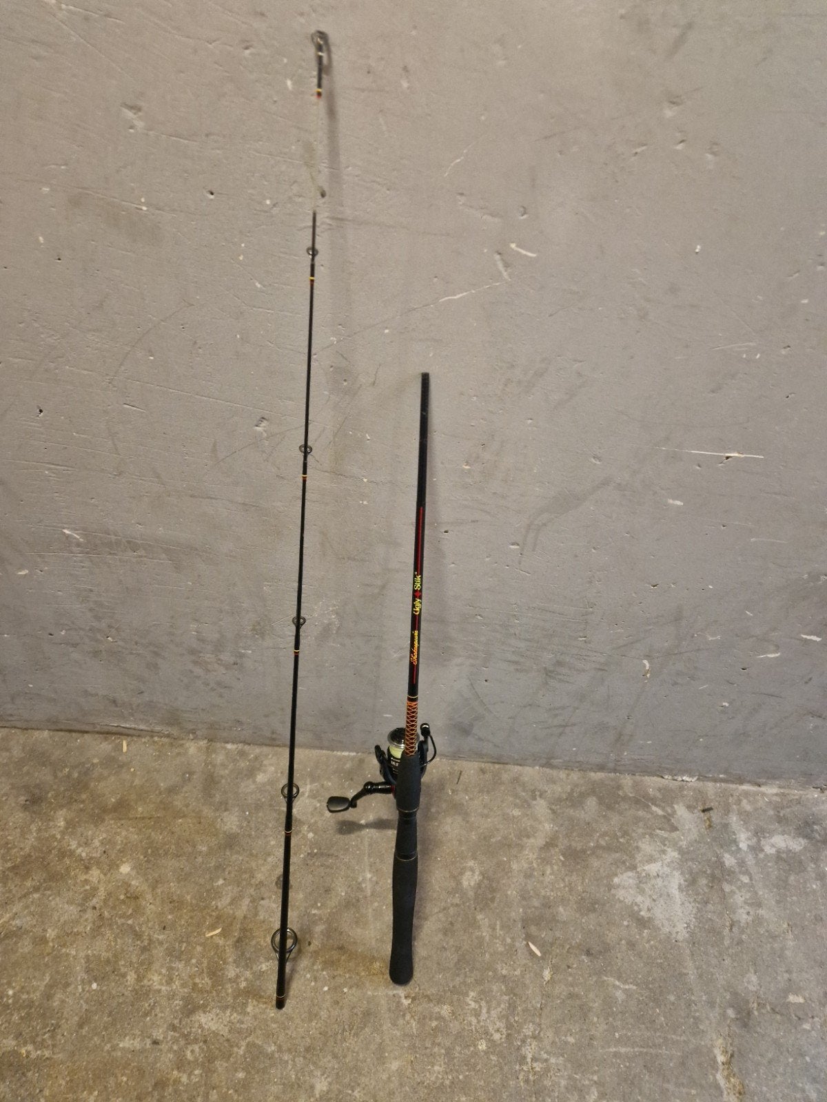 Shakespeare ugly stik spinhengel, Watersport en Boten, Hengelsport | Roofvissen, Ophalen, Zo goed als nieuw, Molen