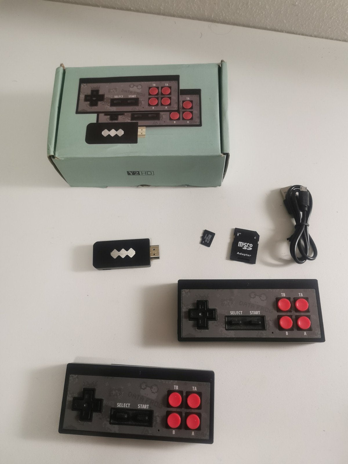 Vintage Game Console met 400+ Retro Games en 2 Controllers, Ophalen of Verzenden, Overige merken, Gebruikt