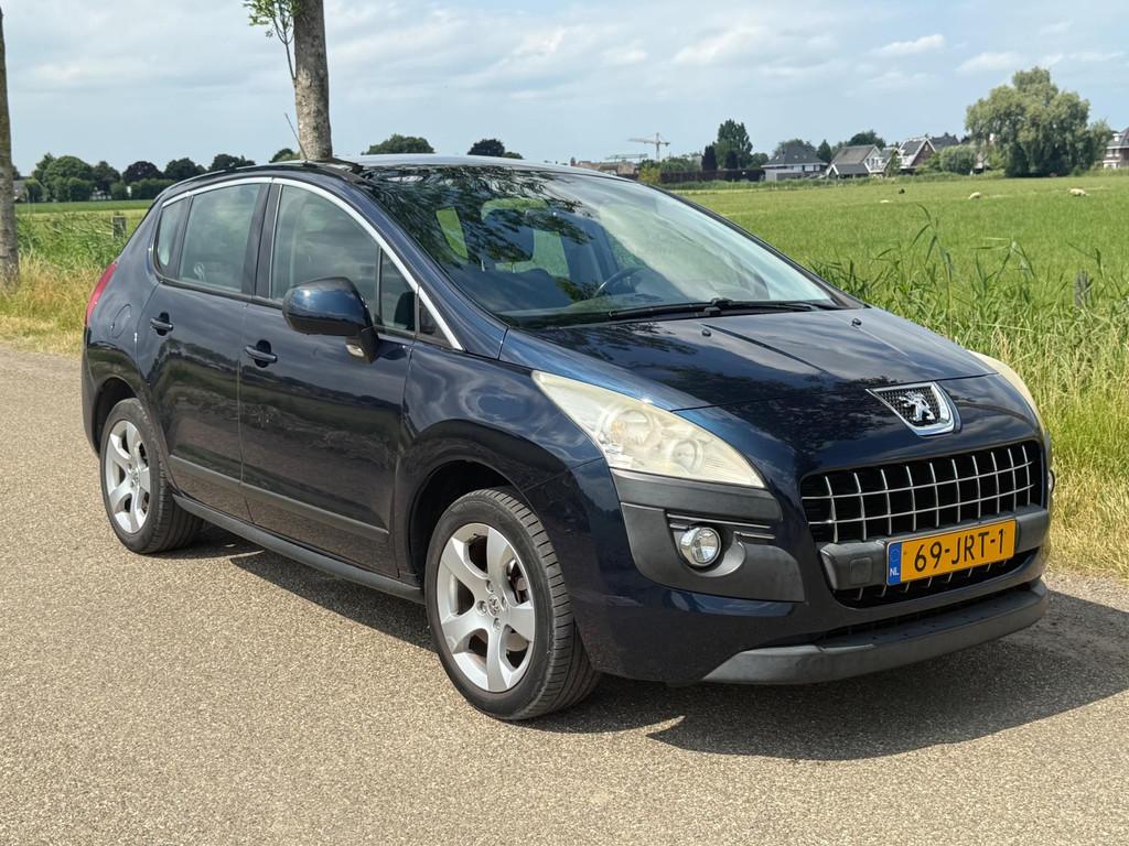 Peugeot 3008 1.6 VTi Première APK 07-2026 Airco NAP Panodak, Auto's, Peugeot, Voorwielaandrijving, Stof, Gebruikt, Zwart