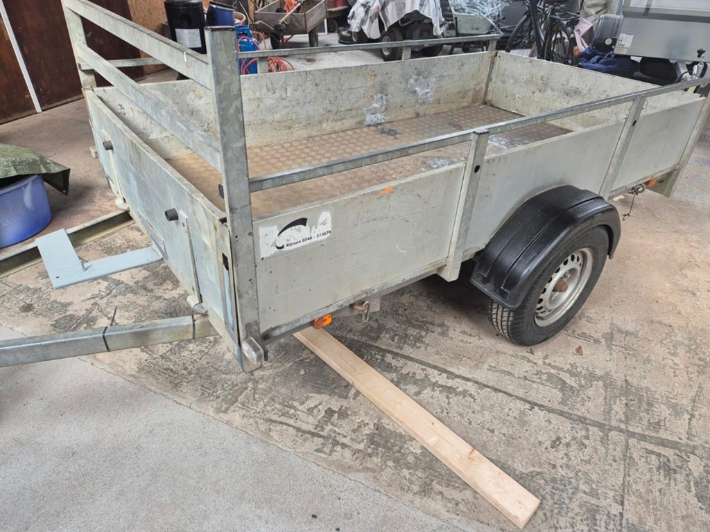 Aluminium aanhanger 750kg, Ophalen, Zo goed als nieuw
